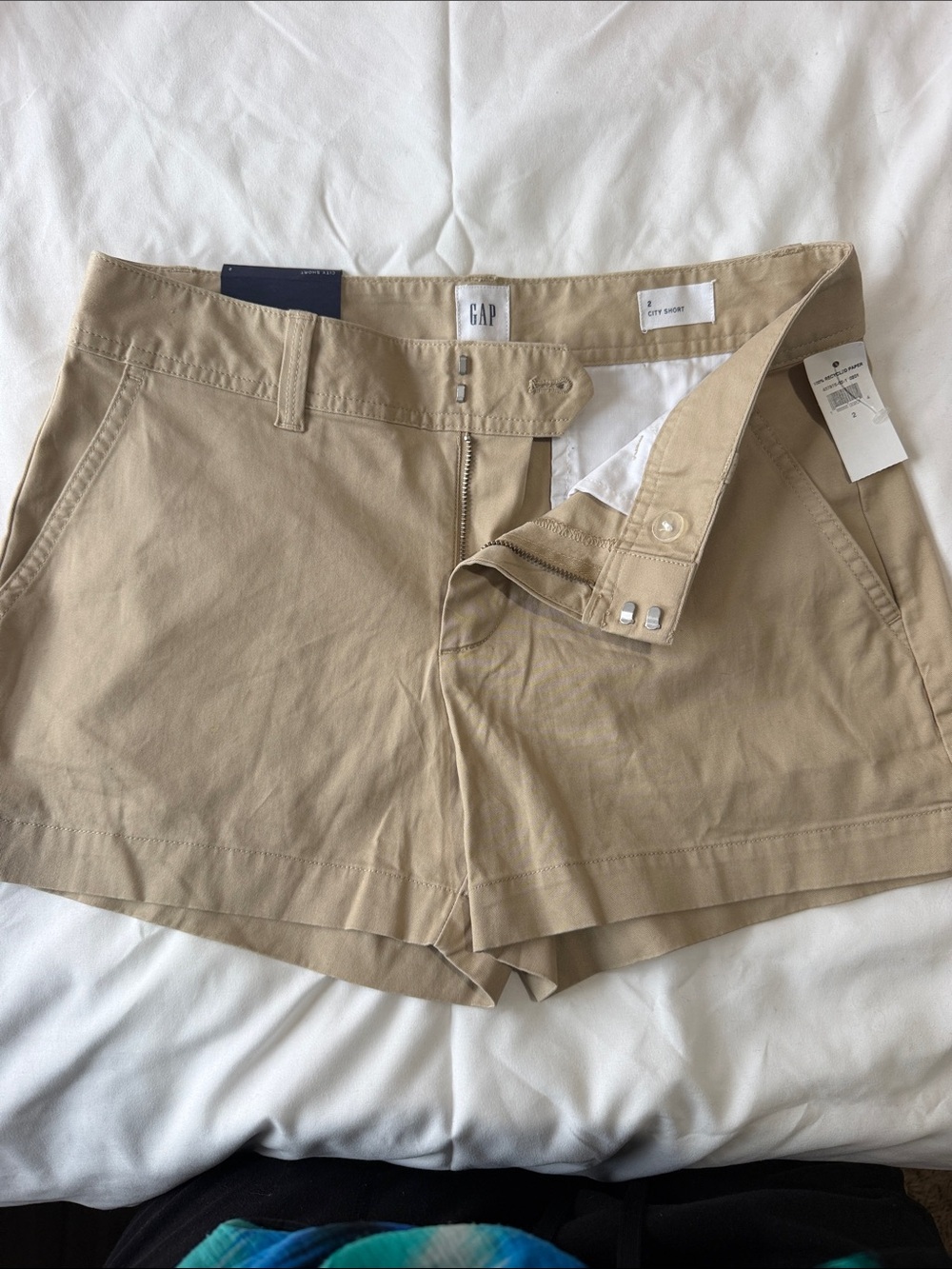 GAP Women's Khaki Bermuda Shorts